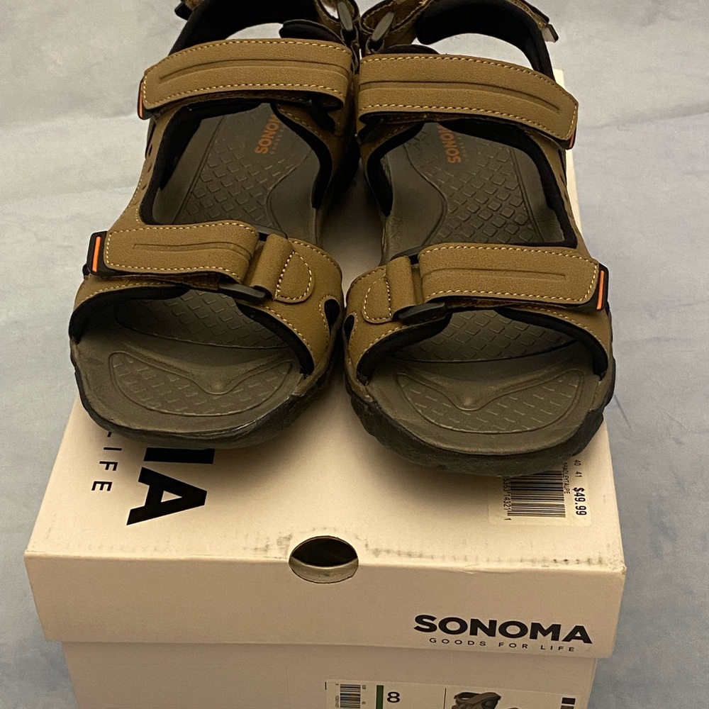 Mens sandals Sonoma sz 8-9-10 - Picture 7 of 7